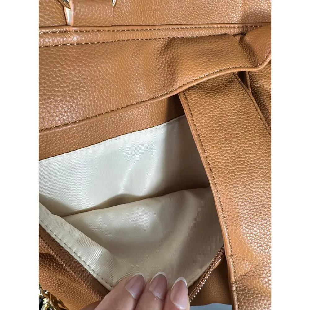 NWT Lily Jade Marie Leather Convertable Backpack Diaper Bag